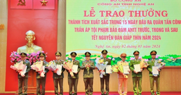 Trong 15 ngày, Công an tỉnh Nghệ An phá 65 vụ án