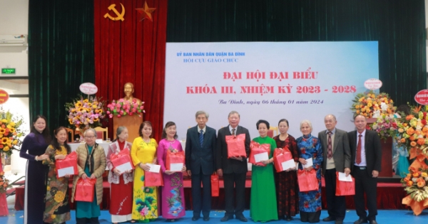 Hà Nội: Hội Cựu Giáo chức quận Ba Đình có hơn 800 hội viên
