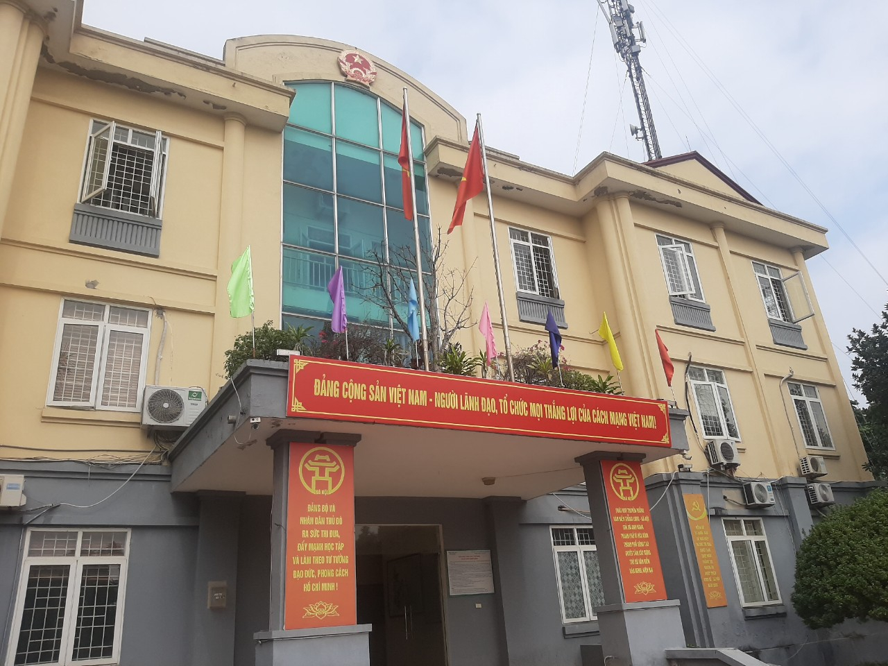 Trụ sở UBND xã Ngũ Hiệp, Thanh Trì, Hà Nội.