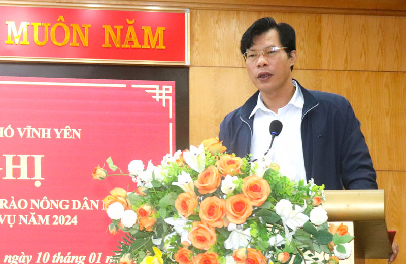 Ông Nguyễn Hoài Nam, Phó Bí thư Thường trực Thành ủy phát biểu chỉ đạo