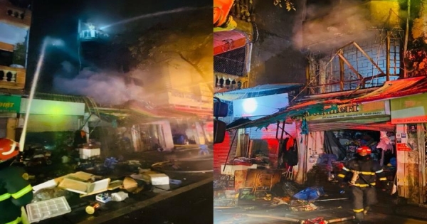 Cháy nhà trên phố Hàng Lược làm 4 người trong một gia đình tử vong