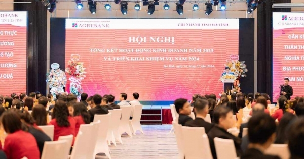 Agribank chi nhánh tỉnh Hà Tĩnh vượt kế hoạch các chỉ tiêu năm 2023