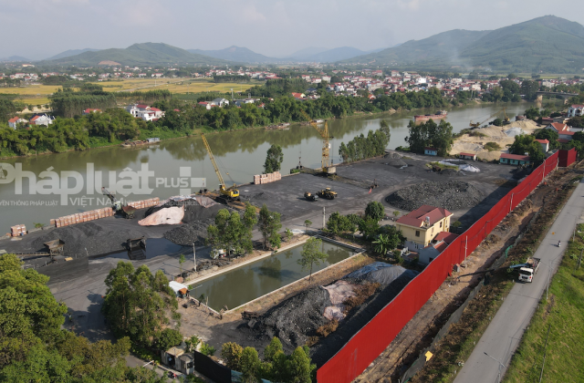 Tỉnh Bắc Giang yêu cầu Công ty Hoàng Ninh hoàn thiện hồ sơ đề nghị cấp phép hoạt động bến thủy nội địa