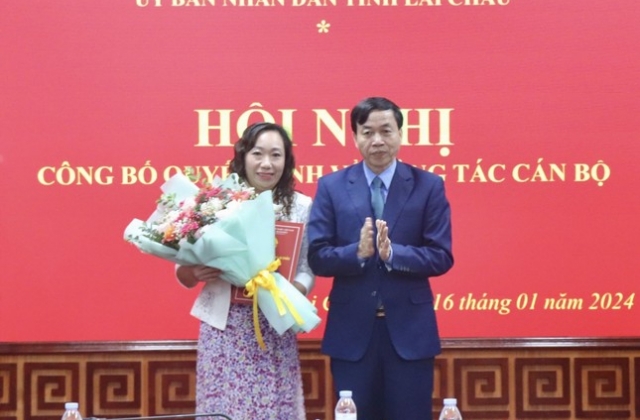 Bà Ngô Thị Bích Hạnh được bổ nhiệm PGĐ Sở Tài chính tỉnh Lai Châu