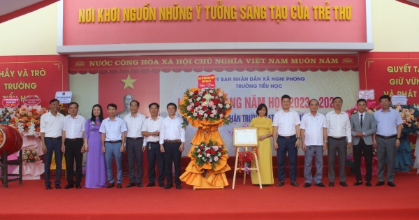 Nghệ An: Dấu ấn xây dựng trường Chuẩn quốc gia tại huyện Nghi Lộc