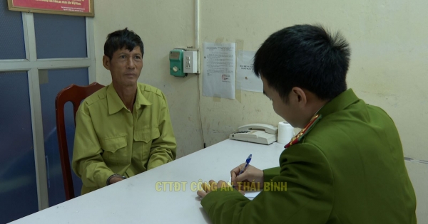 Thái Bình: Bắt đối tượng truy nã nguy hiểm lẩn trốn trên 30 năm