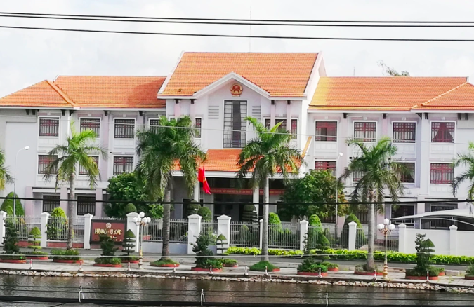 Trụ sở UBND thị xã Giá Rai tỉnh Bạc Liêu.