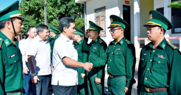 Gia Lai: Bí thư Tỉnh ủy Hồ Văn Niên thăm, chúc Tết các đơn vị Bộ đội Biên phòng
