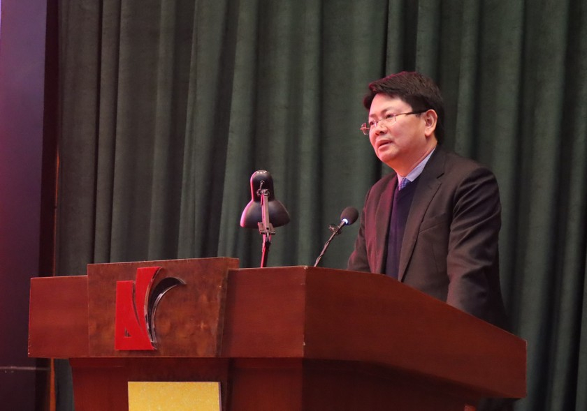 Thứ trưởng Nguyễn Thanh Tịnh phát biểu chỉ đạo Hội nghị. (Ảnh: Triệu Oanh)