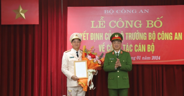 Đại tá Trần Minh Tiến giữ chức Cục trưởng, Chánh Văn phòng Cơ quan CSĐT Bộ Công an