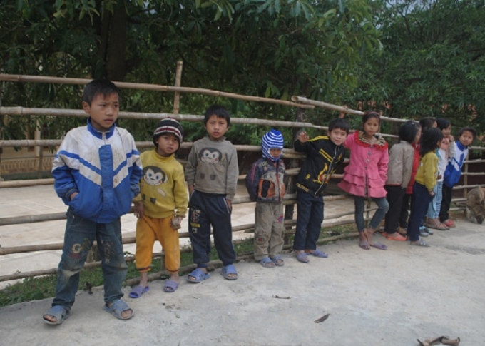 Những đứa trẻ Keng Đu (ảnh Duy Ngợi).