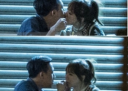 Chia tay Tiến Đạt, Hari Won bị bắt gặp say đắm hôn Trấn Thành