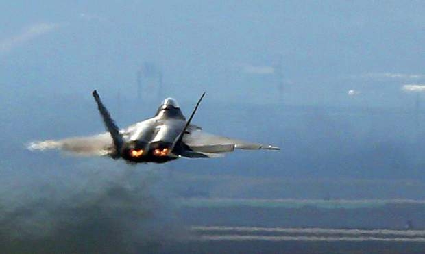 Chiến đấu cơ t&agrave;ng h&igrave;nh F-22 của Mỹ. (Ảnh: AFP)
