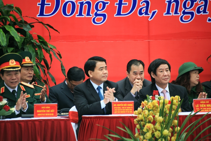 Đồng ch&iacute; Nguyễn Đức Chung-Ủy vi&ecirc;n Trung ương Đảng, Chủ tịch UBND TP H&agrave; Nội.