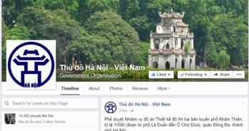 Trang Facebook chính thức của chính quyền Hà Nội... có cũng như không