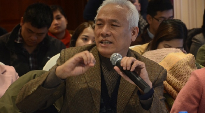 GS.TS Nguyễn Đăng Dung b&agrave;y tỏ quan điểm tại hội thảo.