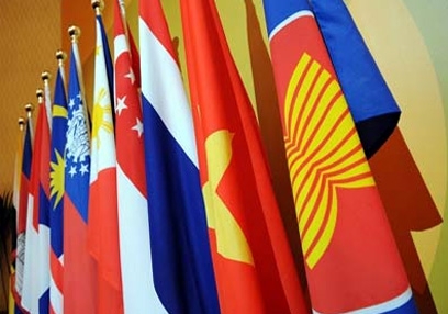 Cờ ASEAN v&agrave; c&aacute;c nước th&agrave;nh vi&ecirc;n. (Ảnh: Internet)