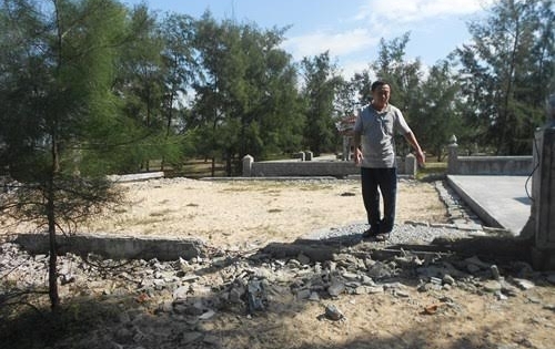 Thừa Thiên - Huế: Lấn cấn lý tình vụ cưỡng chế đập phá lăng mộ