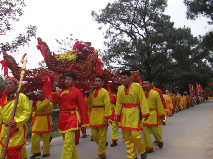 Lễ hội rước nước năm nay tại C&ocirc;n Sơn - Kiếp Bạc.