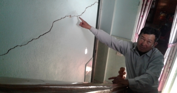 Ninh Bình: Dân tố doanh nghiệp nổ mìn khai thác đá làm nứt vỡ nhà