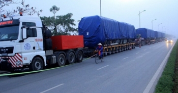Tàu đường sắt Cát Linh - Hà Đông đã về đến Hà Nội