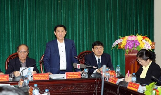 Phó Thủ tướng Vương Đình Huệ làm việc tại Nghệ An về xây dựng nông thôn mới