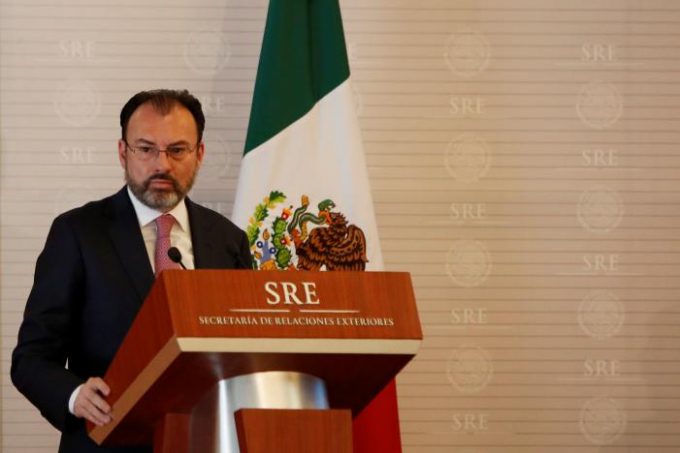 Ngoại trưởng Mexico Luis Videgaray. (Ảnh: Reuters)
