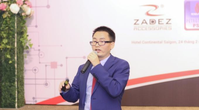 &Ocirc;ng Harvey Yao &ndash; Gi&aacute;m đốc kinh doanh quốc tế của ZADEZ Technology Corporation chia sẻ chiến lược ph&aacute;t triển tại thị trưởng Việt Nam
