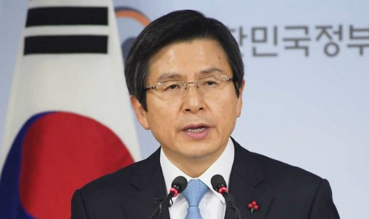 Thủ tướng H&agrave;n Quốc Hwang Kyo-ahn.