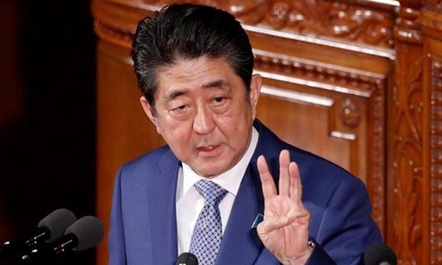 Thủ tướng Nhật Bản Shinzo Abe. Ảnh: Reuters