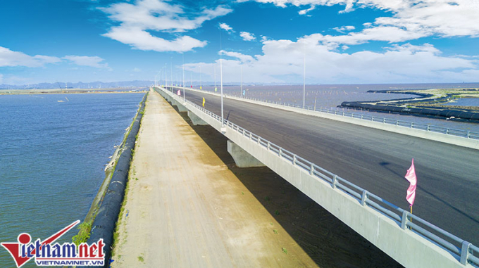 Cầu vượt biển d&agrave;i nhất Việt Nam l&agrave; c&ocirc;ng tr&igrave;nh phải bảo đảm an to&agrave;n nghi&ecirc;m ngặt