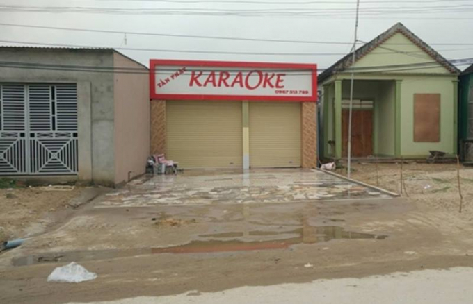 Qu&aacute;n karaoke nơi xảy ra vụ việc. (Ảnh: phunuonline.com.vn)