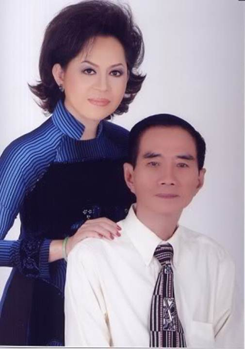 Ca sĩ Giao Linh v&agrave; nhạc sĩ Nguyễn Văn Đ&ocirc;ng