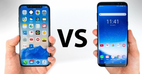 So sánh Samsung Galaxy S9 vs Apple iPhone X