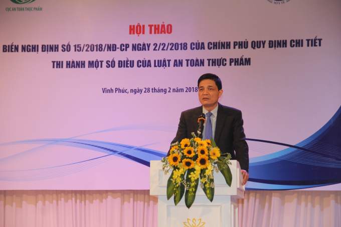 PGS.TS. Nguyễn Thanh Phong, Cục trưởng Cục ATTP.