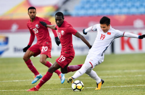 U23 Việt Nam đ&atilde; đ&aacute;nh bại U23 Qatar ở b&aacute;n kết U23 ch&acirc;u &Aacute; 2018 (Ảnh: Getty Images).