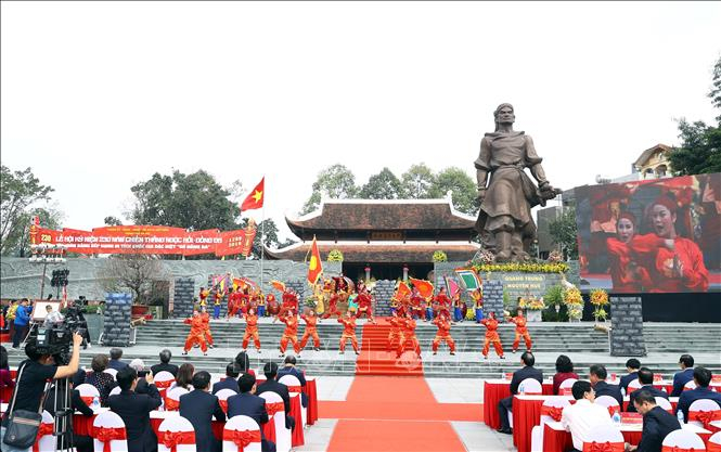 Quang cảnh Lễ hội kỷ niệm 230 năm chiến thắng Ngọc Hồi - Đống Đa.