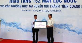 Quảng Nam: Trao tặng 152 máy lọc nước cho các trường học trên địa bàn huyện Núi Thành