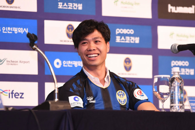 C&ocirc;ng Phượng ra mắt Incheon United.