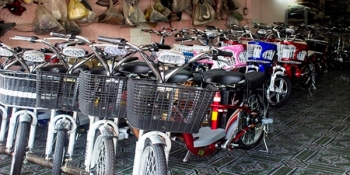 Lo ngại xe đạp điện Trung Quốc 