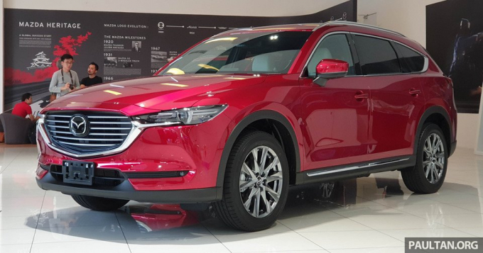 Mazda CX-8 ra mắt Malaysia, bỏ ngỏ khả năng về Việt Nam - Ảnh Paultan.org.