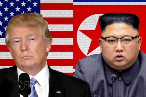 Tổng thống Donald Trump v&agrave; l&atilde;nh đạo Triều Ti&ecirc;n Kim Jong-un. Ảnh: CNN.