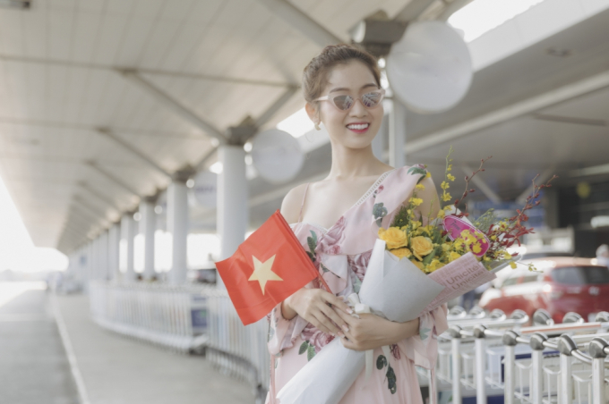 Người kế nghiệm Hương Giang l&ecirc;n đường sang Th&aacute;i dự thi Miss International Queen 2019