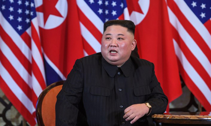 Chủ tịch Triều Ti&ecirc;n Kim Jong-un tại cuộc họp thượng đỉnh lần hai.&nbsp;&nbsp;Ảnh:&nbsp;AFP.