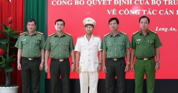 Thượng tá Phạm Thanh Tâm giữ chức Phó Giám đốc Công an tỉnh Long An