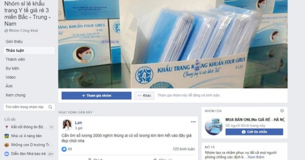Khẩu trang kháng khuẩn bằng... giấy vệ sinh được bán giá “cắt cổ" trên mạng