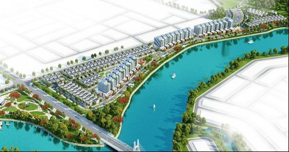 Hình minh họa: Dự án Mở rộng Khu đô thị ven sông Hòa Quý – Đồng Nò về phía Đông.
