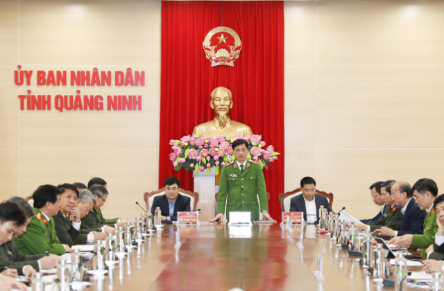 Bộ Công an làm việc với Quảng Ninh triển khai xây dựng Trung tâm huấn luyện Quốc gia phòng, chống khủng bố
