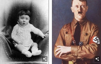 Bất ngờ về hình ảnh thời thơ ấu của Hitler và nhóm 