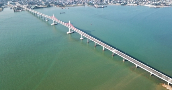 Cầu gần 1.000 tỷ nối Nghệ An - Hà Tĩnh cho phép một số xe lưu thông dịp Tết